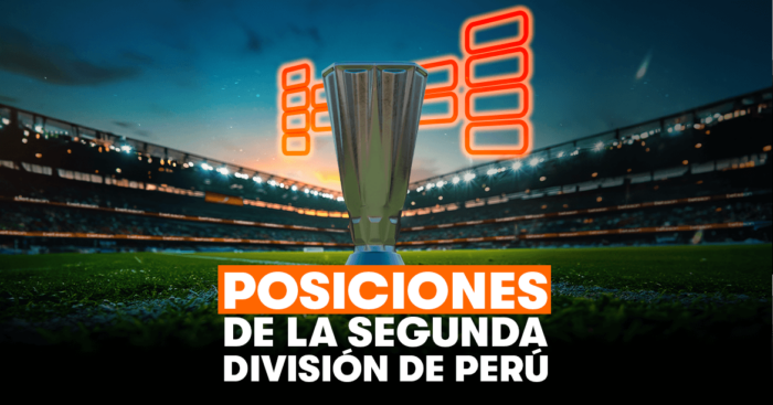 posiciones de segunda división del perú