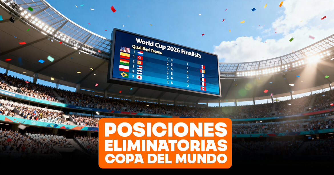 Posiciones eliminatorias Copa del Mundo